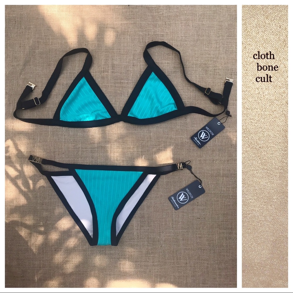 ✨NWT✨WILDFOX💋🦊 Color-block Bandage BIKINI